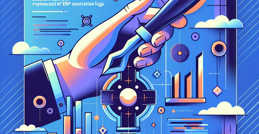  推诿责任怎么界定？ERP操作日志的追溯与考核应用  